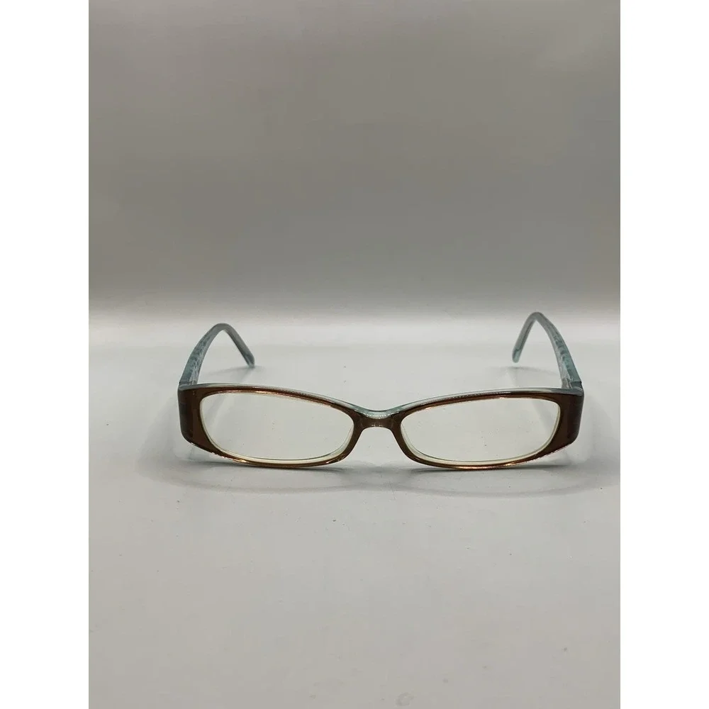 Adensco Eyeglasses Aliyah 0DB9 52-14-130 Brown Blue Transparent Frame Only